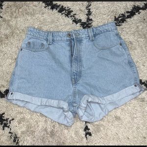 Zara mom shorts